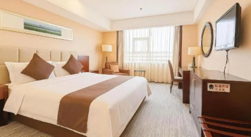 Bed in Pingyao Fengyan Jianguo Hotel