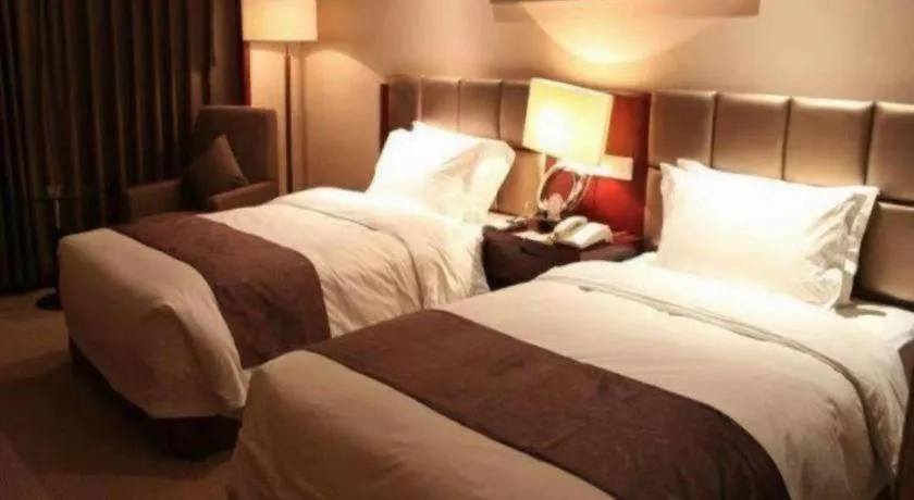 Bed in Pingyao Fengyan Jianguo Hotel