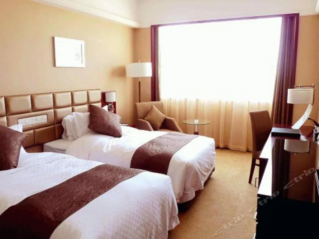 Bed in Pingyao Fengyan Jianguo Hotel