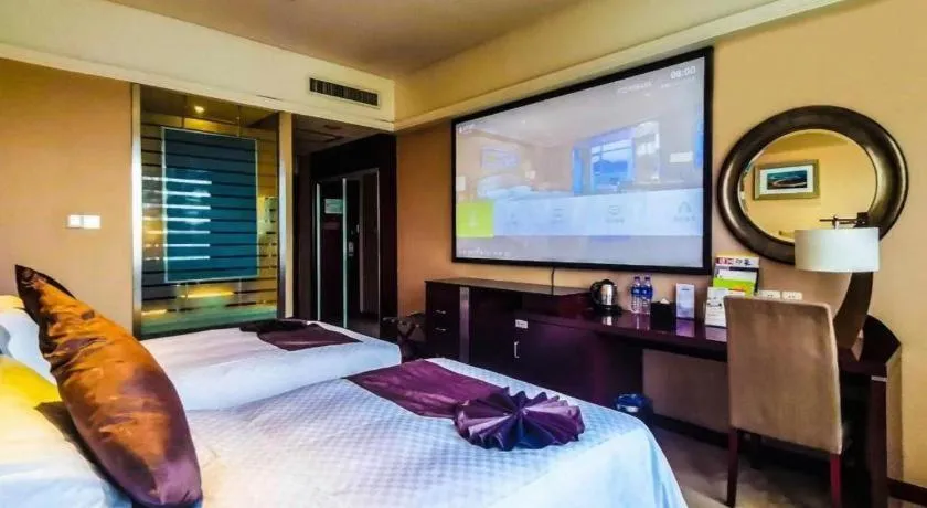 Bed in Pingyao Fengyan Jianguo Hotel