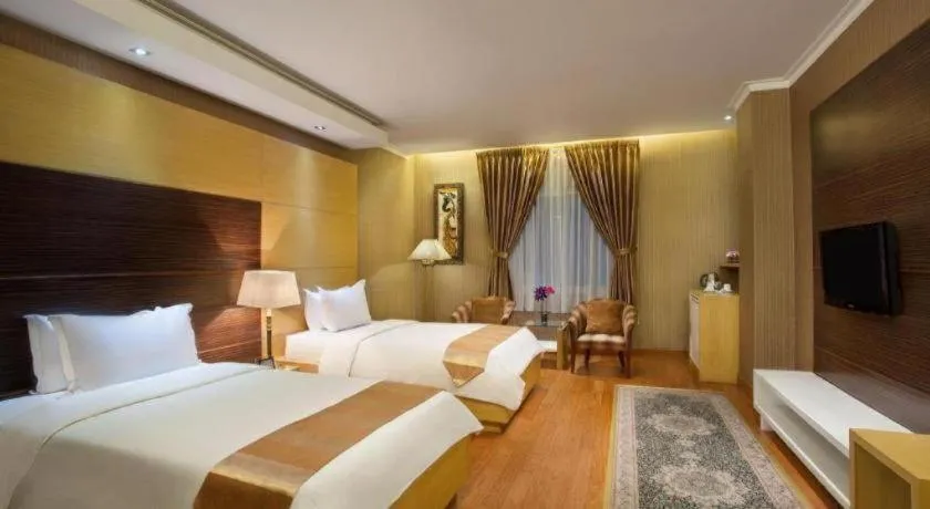Bed in Sahati Hotel