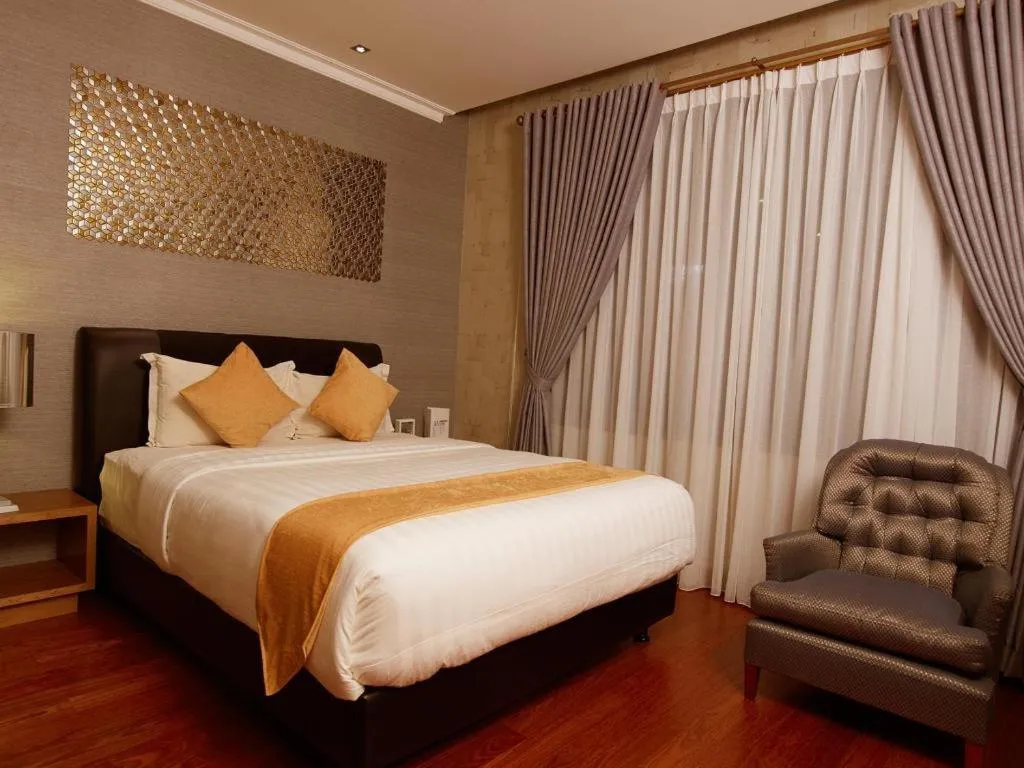 Bed in Sahati Hotel