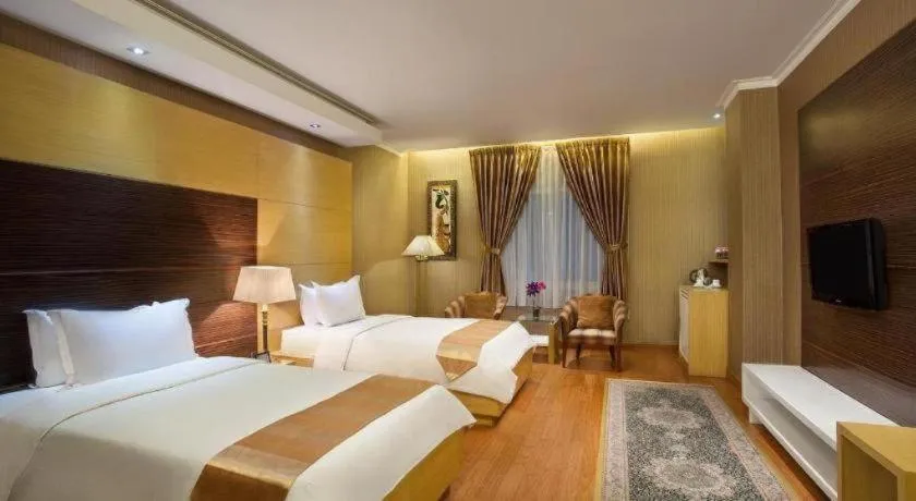Bed in Sahati Hotel