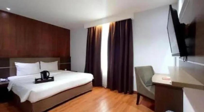 Bed in D Maleo Hotel Makassar