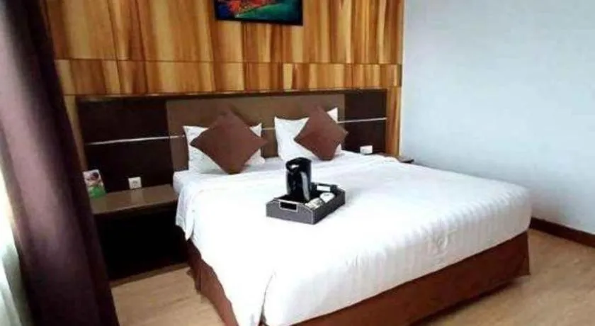 Bed in D Maleo Hotel Makassar