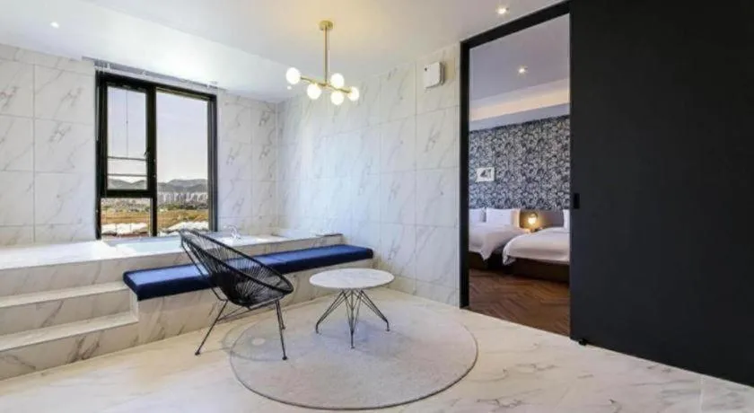 Bed in Gimhae Perfect Hotel