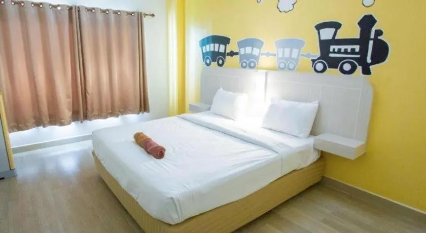 Bed in Silayok Grand Hotel