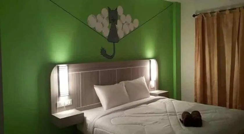 Bed in Silayok Grand Hotel