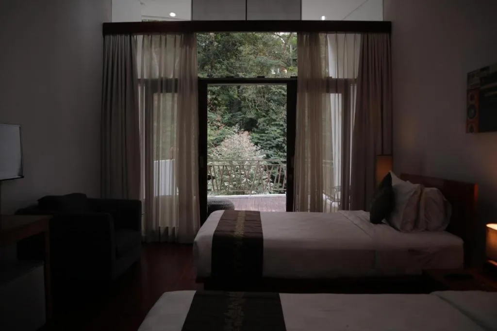 Bed in VillaTel Salse