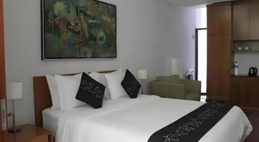 Bed in VillaTel Salse