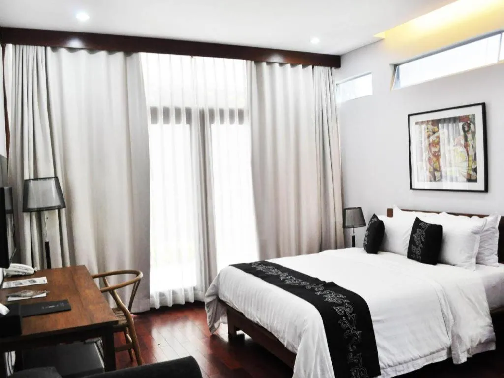 Bed in VillaTel Salse