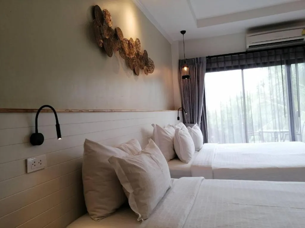 Bed in Villa Gris Pranburi