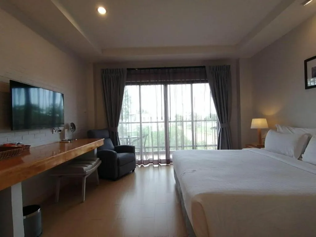 Bed in Villa Gris Pranburi