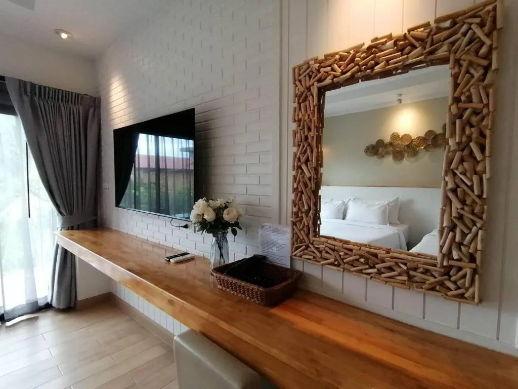 Bed in Villa Gris Pranburi