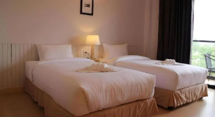 Bed in Villa Gris Pranburi