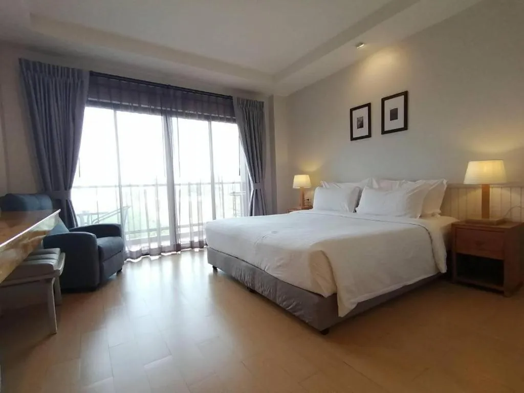 Bed in Villa Gris Pranburi