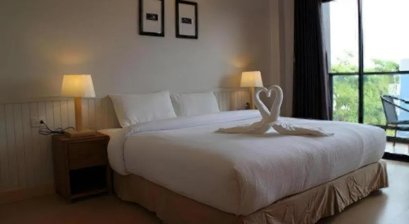 Bed in Villa Gris Pranburi