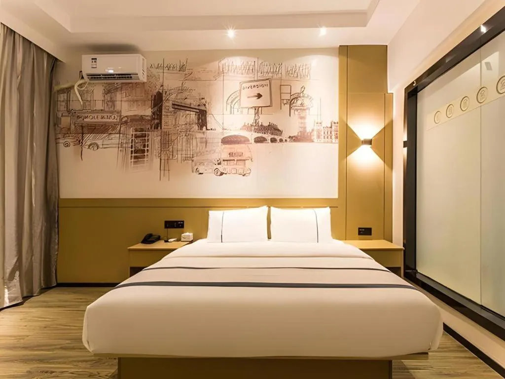 Bed in City Comfort Inn Nanning Railway Station Guangxi University