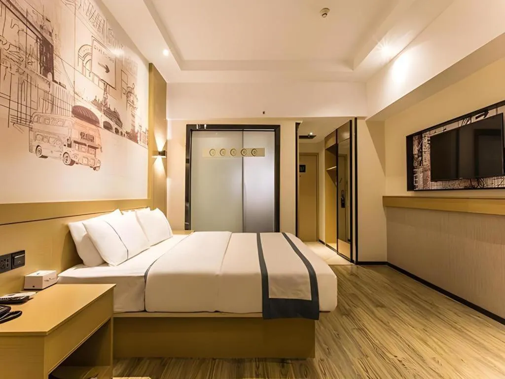 Bed in City Comfort Inn Nanning Railway Station Guangxi University