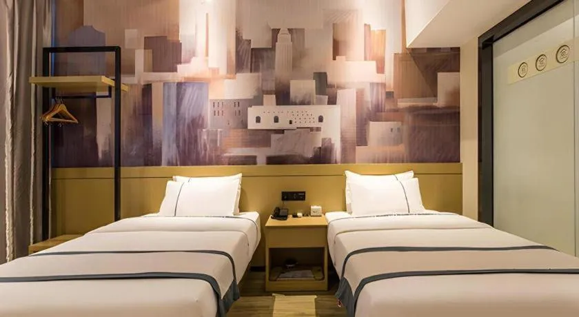 Bed in City Comfort Inn Nanning Railway Station Guangxi University