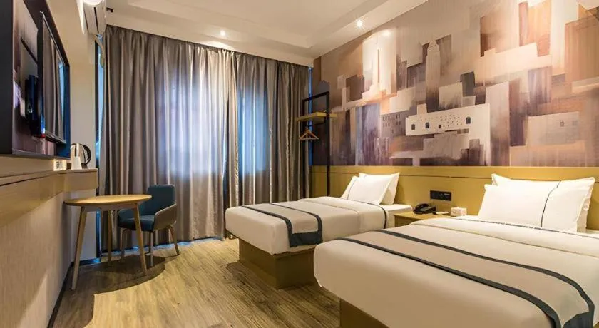 Bed in City Comfort Inn Nanning Railway Station Guangxi University