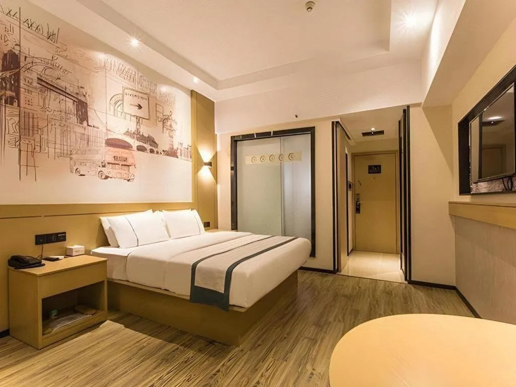 Bed in City Comfort Inn Nanning Railway Station Guangxi University