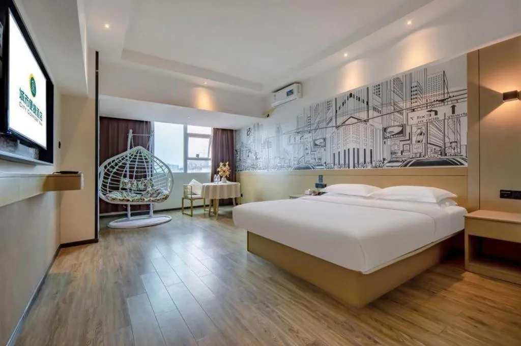 Bed in City Comfort Inn Nanning Railway Station Guangxi University