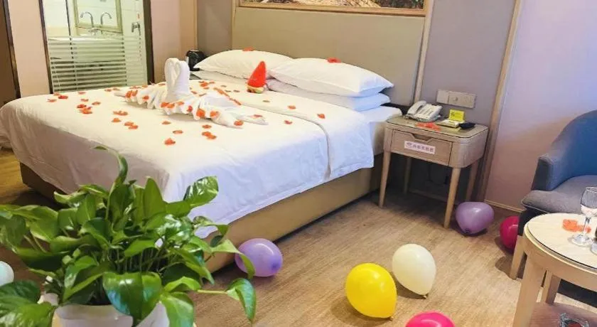 Bed in Vienna Hotel Yunnan Chunrong Street Qicai Yunan