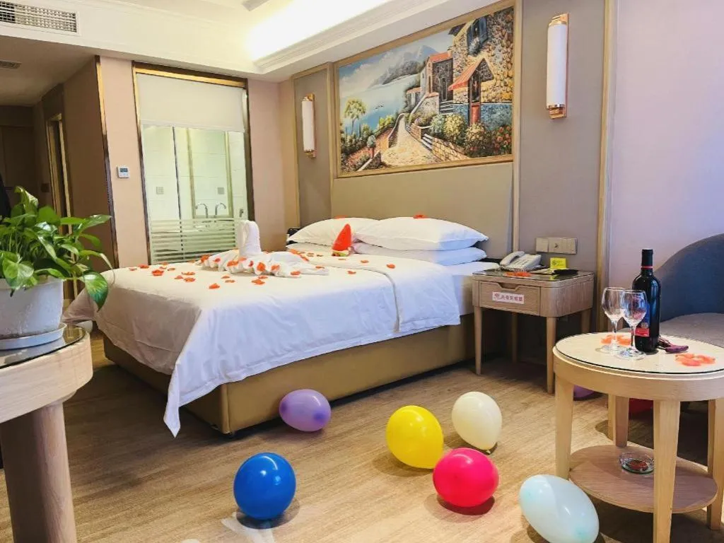 Bed in Vienna Hotel Yunnan Chunrong Street Qicai Yunan