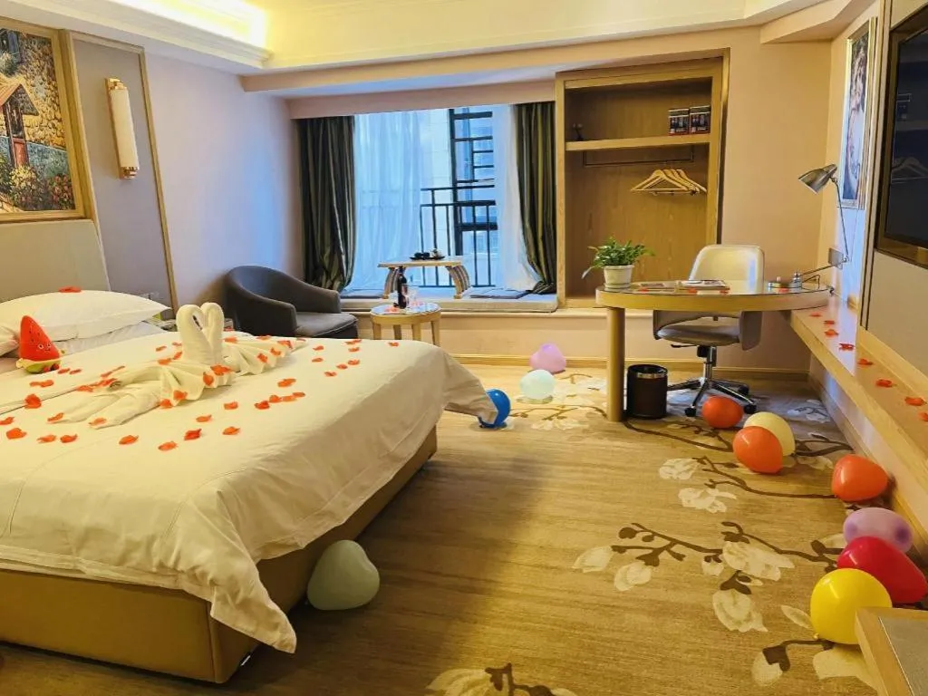 Bed in Vienna Hotel Yunnan Chunrong Street Qicai Yunan