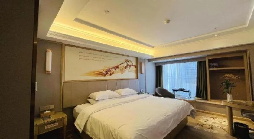 Bed in Vienna Hotel Yunnan Chunrong Street Qicai Yunan