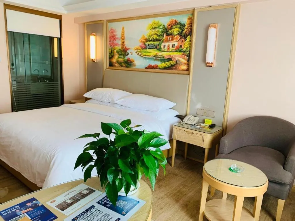 Bed in Vienna Hotel Yunnan Chunrong Street Qicai Yunan