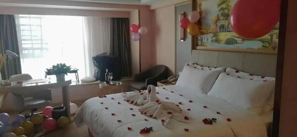 Bed in Vienna Hotel Yunnan Chunrong Street Qicai Yunan