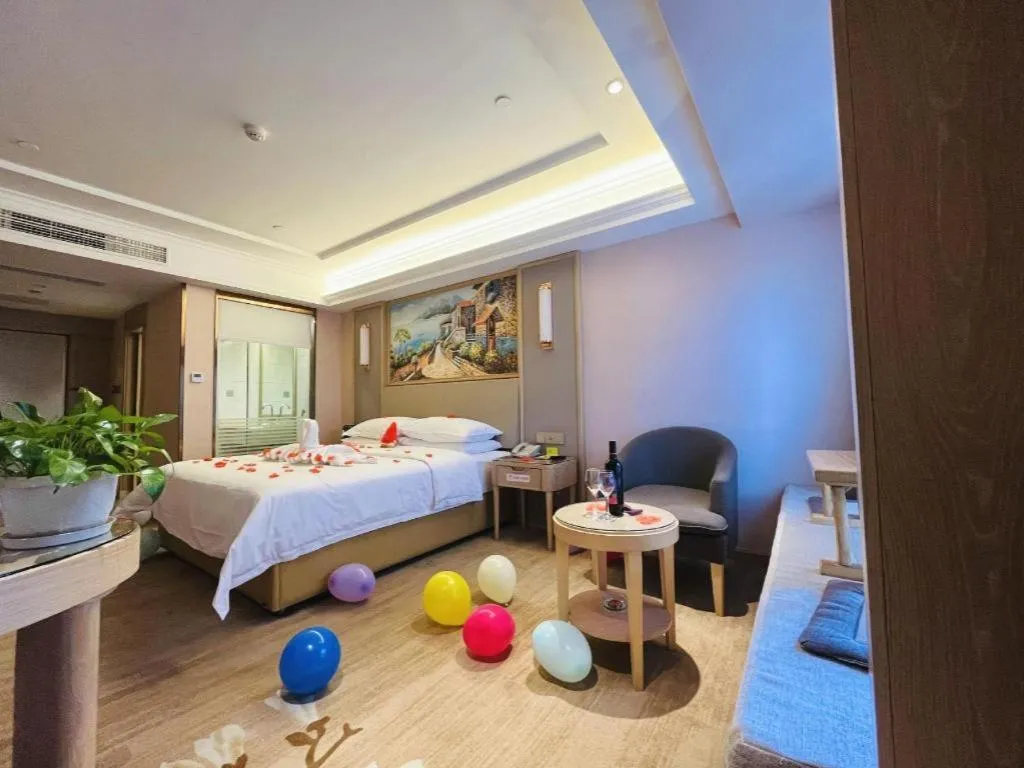 Bed in Vienna Hotel Yunnan Chunrong Street Qicai Yunan