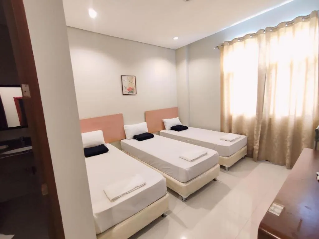 Bed in Country Chateau Hotel