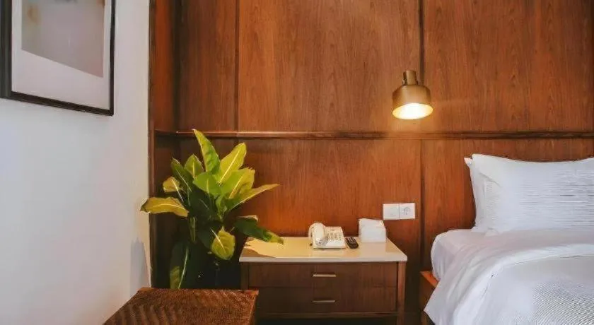 Bed in Blackbird Hotel Bandung