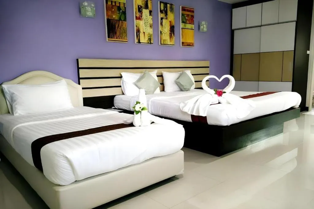 Bed in U-Sabai Park Resort