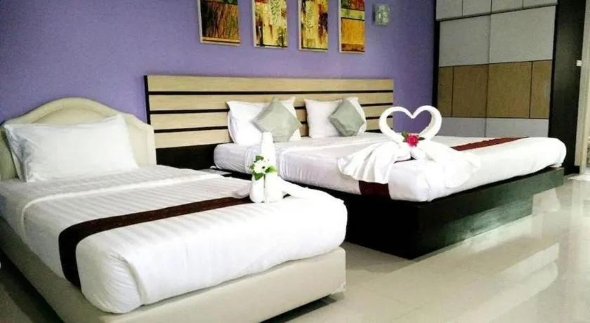 Bed in U-Sabai Park Resort