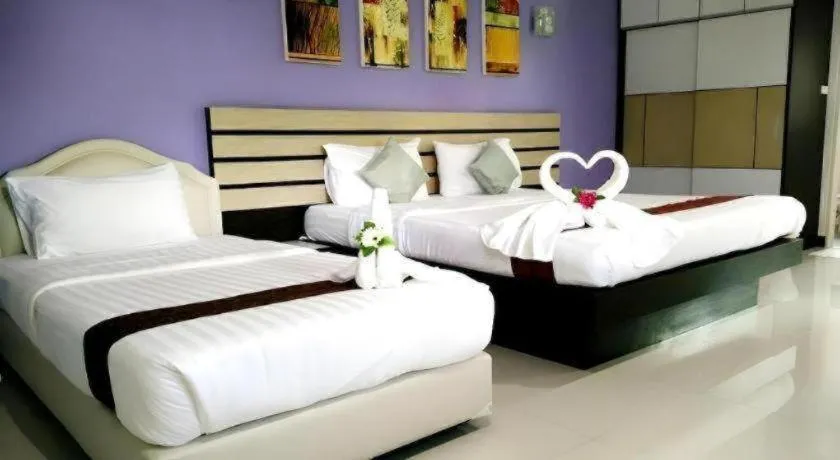 Bed in U-Sabai Park Resort