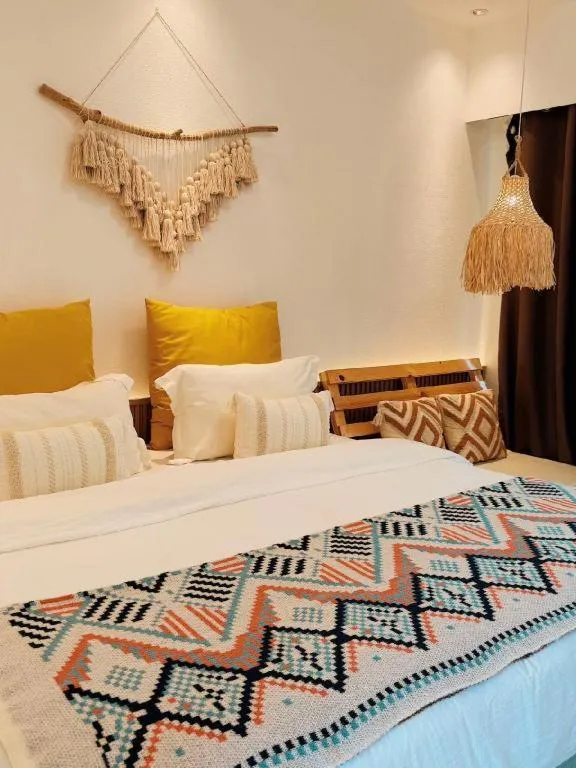 Bed in Keep Diving Resort Bohol