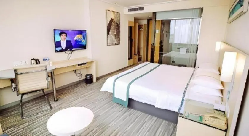 Bed in City Comfort Inn Wuhan Huangpu