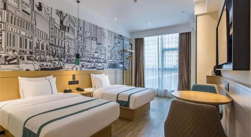 Bed in City Comfort Inn Wuhan Huangpu