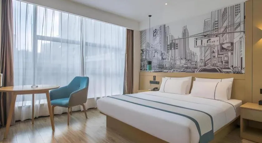 Bed in City Comfort Inn Wuhan Huangpu