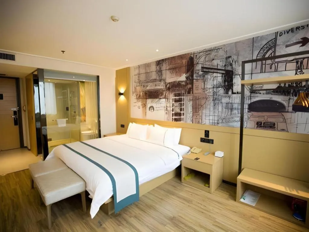 Bed in City Comfort Inn Wuhan Huangpu