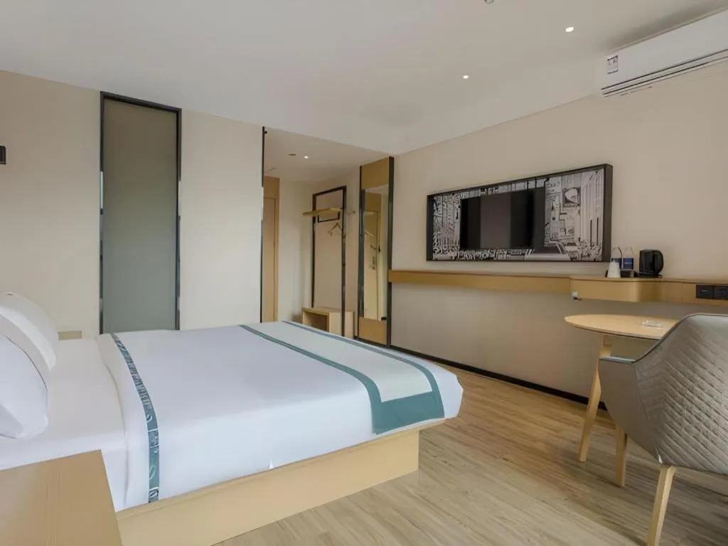 Bed in City Comfort Inn Wuhan Huangpu