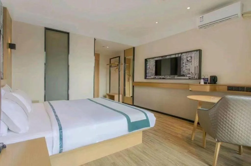 Bed in City Comfort Inn Wuhan Huangpu