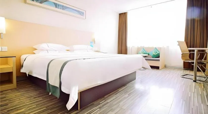 Bed in City Comfort Inn Wuhan Huangpu