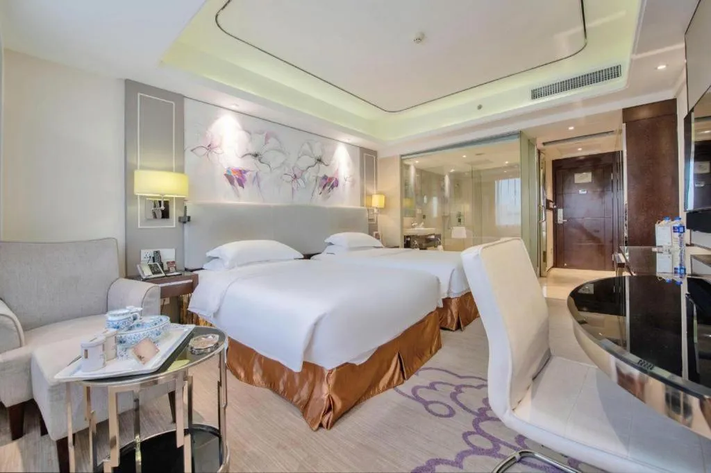 Bed in Noble Jasper Hotel Huizhou