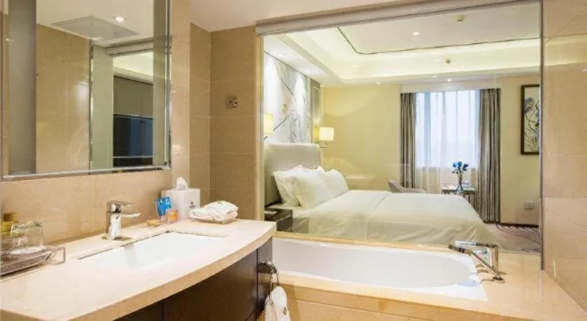 Bed in Noble Jasper Hotel Huizhou