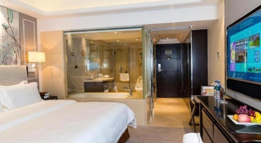 Bed in Noble Jasper Hotel Huizhou